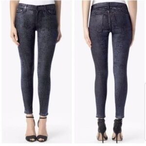 Hudson Snake-print Skinny Jeans